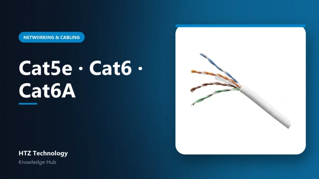 Cat5e vs Cat6 vs Cat6A: Which Network Cable Should You Choose?