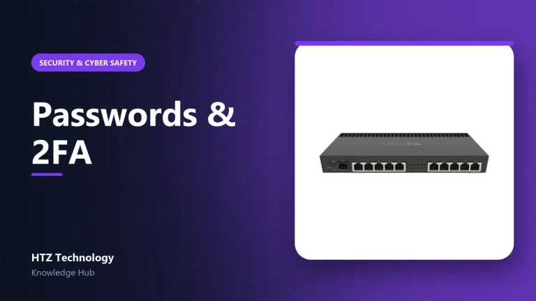 Passwords and Two-Factor Authentication: A Simple Guide for Small Offices - HTZ Technology