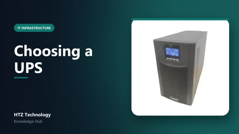 How to Choose a UPS: Online vs Line-Interactive, VA vs Watts - HTZ Technology