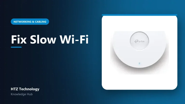 Why Is Office Wi-Fi Slow? Access Point Placement and Wi-Fi 6 Tips - HTZ Technology