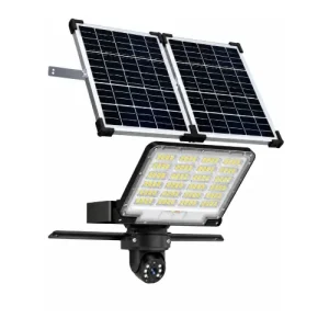 3MP 4G SIM Supported AI System Solar Camera With Street Light