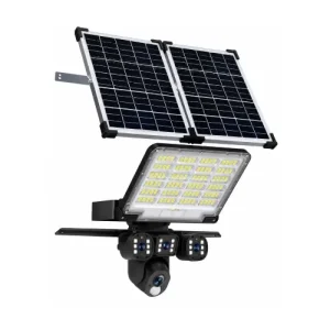 6MP Dual Lens 4G SIM Supported AI Solar Camera With Street Light