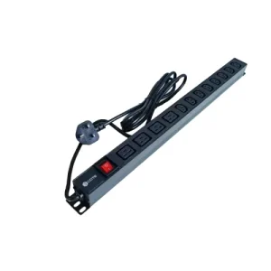 COTE CPDU-1U-12(8-C13+4-C19)-16AMP 1U 12 Port Back-to-Back PDU