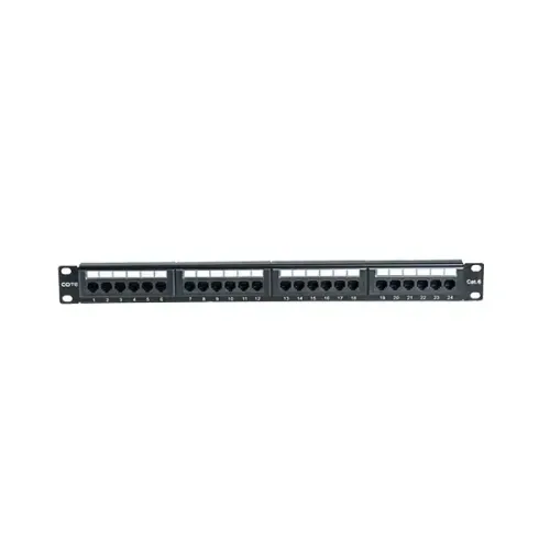 COTE CPP-2106-24P 24-Port Cat6 RJ45 Patch Panel With RJ-45 Modular