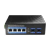 Cudy IG 1004S2P 1.0 6 Port (4-Port 10/100/1000Mbps PoE+, 2-Port SFP) Industrial Unmanaged Network Switch #IG1004S2P - HTZ Technology