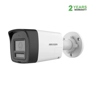 Hikvision DS-2CE16D0T-LXTS (2.8mm) (2.0MP) Two Way Audio & Siren Fixed Mini Bullet CC Camera