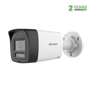Hikvision DS-2CE16D0T-LXTS (3.6mm) (2.0MP) Two Way Audio & Siren Fixed Mini Bullet CC Camera