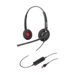 Inbertec UB800DM Noise Cancelling Professional USB Wired Headphone - HTZ Technology