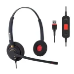 Inbertec UB805DM AI Noise Cancelling Professional USB Wired Headphone - HTZ Technology