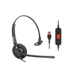 Inbertec UB805M AI Noise Cancelling Professional Wired Headphone - HTZ Technology