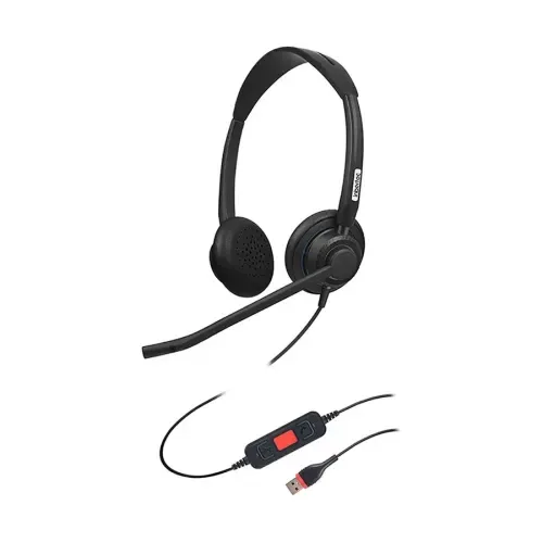 Inbertec UB815DM AI Noise Cancelling Wired Headphone