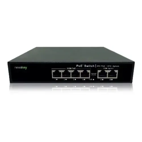 Nexakey NS6000S-4P2U 4 Port 100M Unmanaged PoE Switch