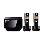 Panasonic KX-TW510CXBE GSM (SIM SLOT) Wireless Dect Cordless Phone Set (Double Headset, Model KX-TW501) - HTZ Technology