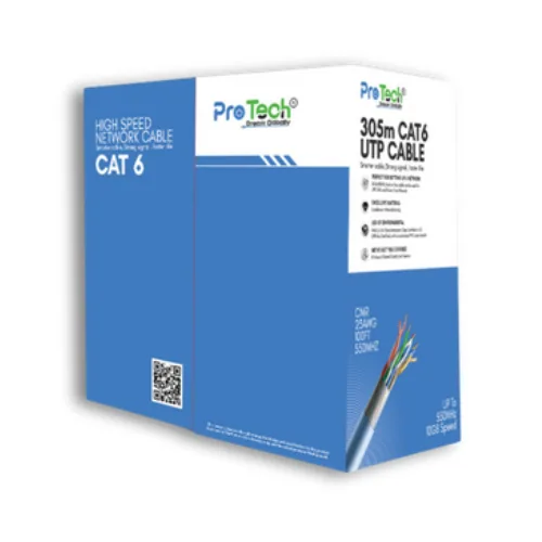 Pro Tech PTN-C6-CCAM-IN-WH 305M CAT6 UTP Cable White