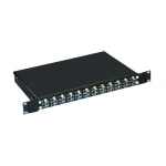 Rosenberger 1HU 24-Port LC-Duplex Single Mode Pullout-Type Splice Panel Set with Front Plate & Adapter - HTZ Technology