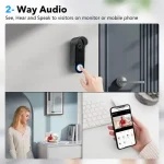 SmartX TL-AH801-C3 WiFi HD Video Doorbell With Door Phone - HTZ Technology