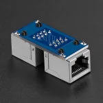 UGREEN NW114 (20390) CAT-7 RJ45 Female to Female Keystone Jack Black Coupler #20390 (1 Pcs) - HTZ Technology