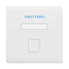 Vention IFDW0 1 Port Keystone Jack White Wall Plate #IFDW0 - HTZ Technology