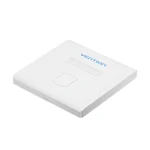 Vention IFDW0 1 Port Keystone Jack White Wall Plate #IFDW0 - HTZ Technology
