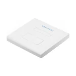 Vention IFEW0 2 Port Keystone Jack White Wall Plate #IFEW0 - HTZ Technology
