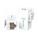 Vention IPGW0-5 CAT-6 UTP White Keystone Jack Coupler #IPGW0-5 (5 Pcs) - HTZ Technology