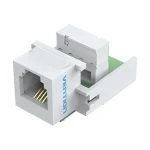 Vention IRCW0 White RJ11 Telephone Punch Down Keystone Jack #IRCW0 - HTZ Technology